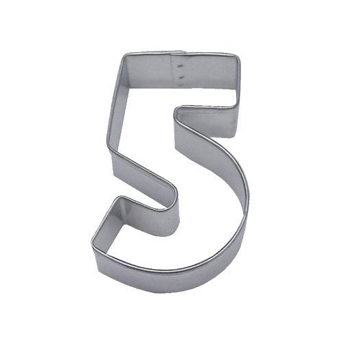 R&M Number 5 Cookie Cutter in Durable, Economical, Tinplated Steel