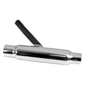 EMGO Chrome Shorty Muffler 12" Long 80-03310