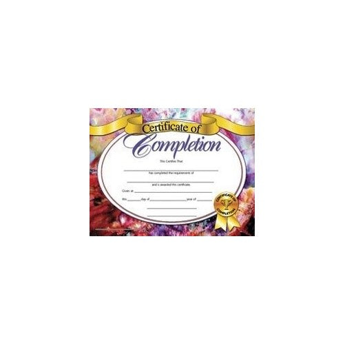 Completion Certificate (Set of 30)