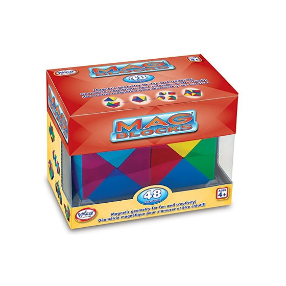 Popular Playthings Mag-Blocks 48-piece Play Set