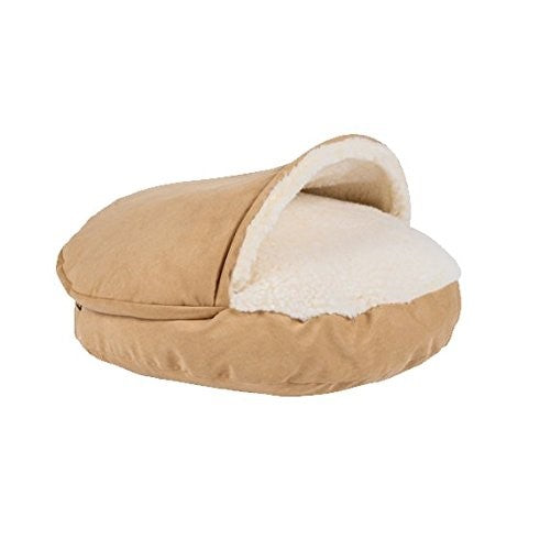 Snoozer Luxury Cozy Cave, Camel, Large