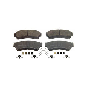 Wagner ThermoQuiet QC1164 Ceramic Disc Pad Set With Installation Hardware, Front