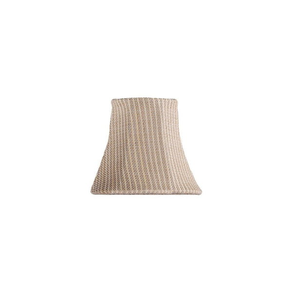 Livex Lighting S265 Bell Clip Chandelier Shade, Light Rattan