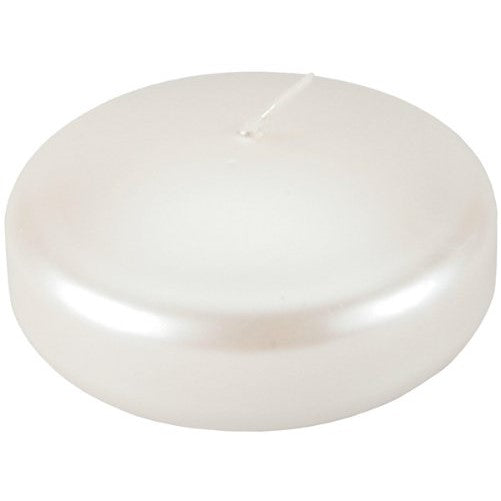 Darice Floating Candle Disk 3"-Pearlescent White