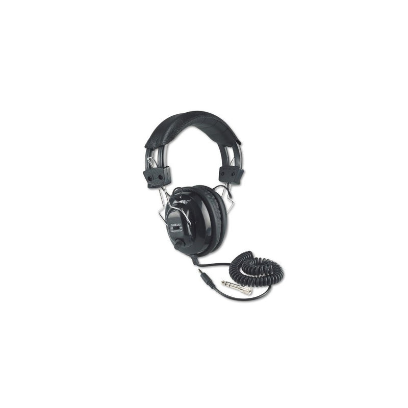 Amplivox SL1002 Deluxe Stereo Leatherette Headphones with Mono Volume Control