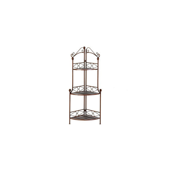 VERDUGO GIFT Rustic Corner Baker's Rack