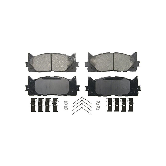 Wagner QuickStop ZD1293 Ceramic Disc Pad Set Includes Pad Installation Hardware, Front