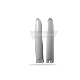 94-03 KAWASAKI KX250: Polisport Fork Cover Set (WHITE)