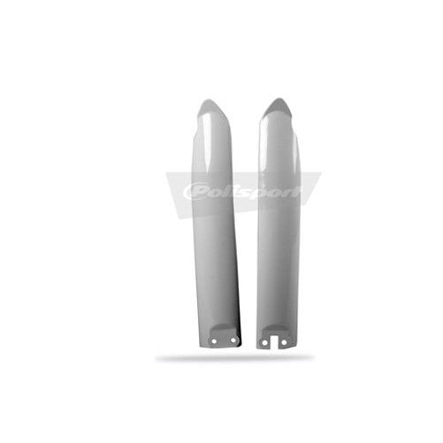 94-03 KAWASAKI KX250: Polisport Fork Cover Set (WHITE)