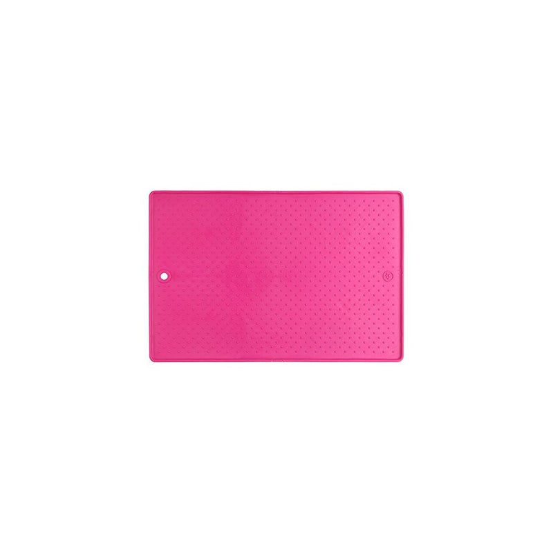 DexasGrippmat for Pet Bowls, 13 by 19 inches, Pink