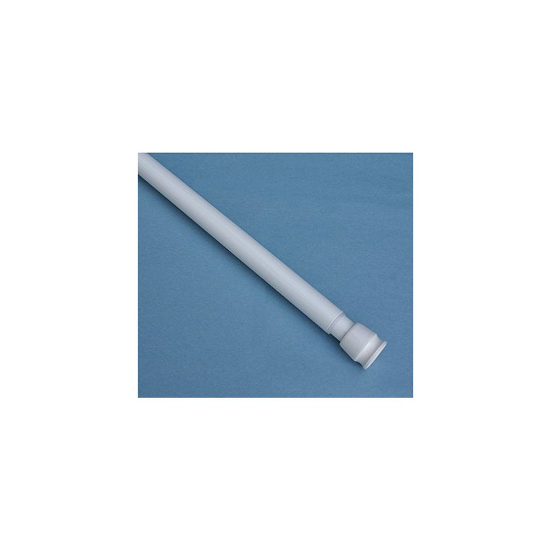 Graber 1-Inch Spring Tension Curtain Rod ( 42 to 72-Inch Adjustable Width, White)