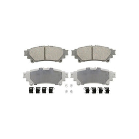 Wagner ThermoQuiet QC1391 Ceramic Disc Pad Set With Installation Hardware, Rear