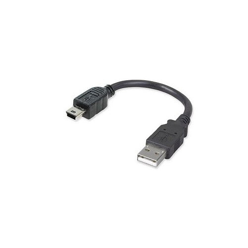 Ziotek ZT1311550 7.5-Inch USB 2.0 Type A Male to Type B Mini 5-Pin USB Cable