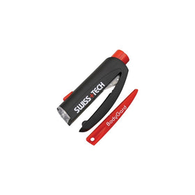 SwissTech ST81010 Black/Red 3-in-1 BodyGuard Auto Emergency Escape Tool with Glass Breaker, Seat Belt Cutter
