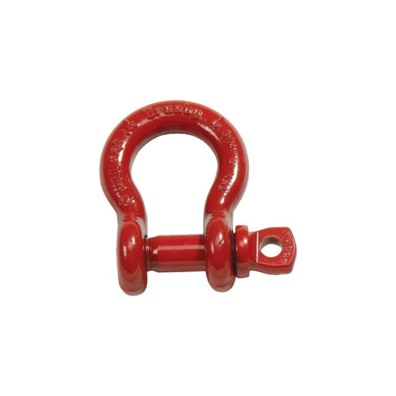 Crosby 1018507 Carbon Steel S-209 Screw Pin Anchor Shackle, Self-Colored, 4-3/4 Ton Working Load Limit, 3/4" Size