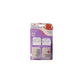 Dreambaby 2 Pack Furniture Straps, White