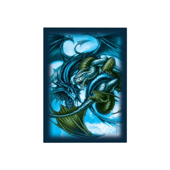 Ultra Pro Small Trinity Dragon Deck Protectors - Blue
