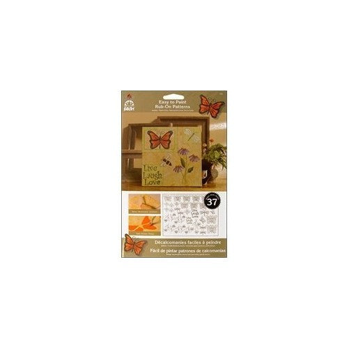 FolkArt Easy to Paint, 5202 Rub-On-Butterflies