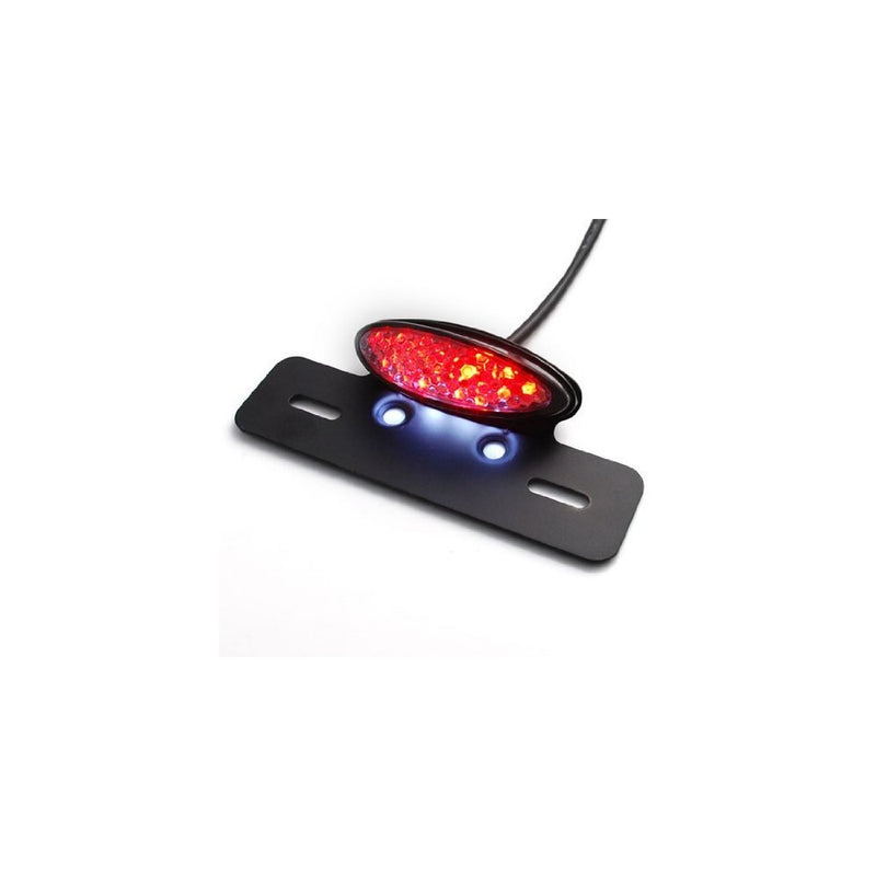 Motorcycle Brake Tail Light Lamp (Clear Lens Red Light)