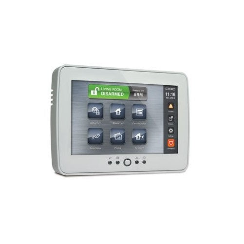 DSC PTK5507 PowerSeries TouchScreen Security Interface, 7 Inch display