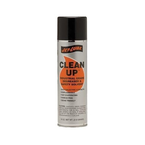 Jet-Lube Clean-Up Low Foaming Chlorinated Cleaner, 19 oz Aerosol