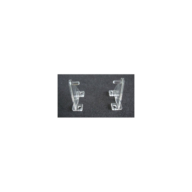 Hold Down Plastic Bracket For 2 inch Horizontal Blind- Pack of 10 - Clear