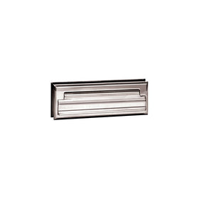 Salsbury Industries 4035C Mail Slot, Standard/Letter Size, Chrome Finish