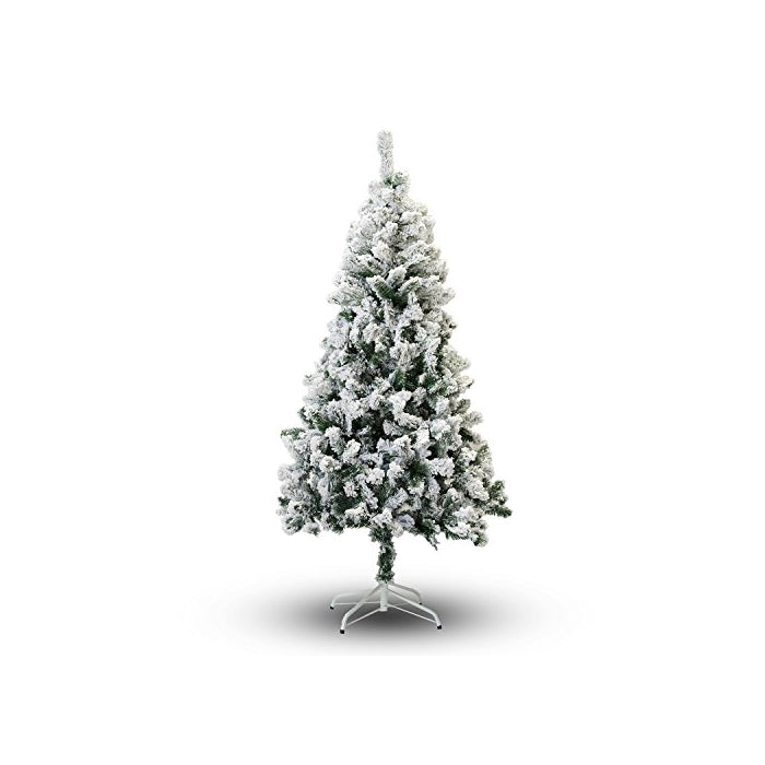 Perfect Holiday Christmas Tree, 6-Feet, Flocked Snow