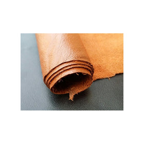 REED LEATHER HIDES - COW SKINS VARIOUS COLORS & SIZES (12 X 24 Inches 2 Square Foot, ORANGE)