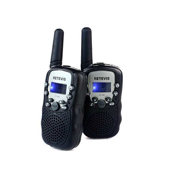 Retevis RT-388 Kids Walkie Talkies Boys 0.5W License Free 22CH FRS Toy Walkie Talkies(Black, 2 Pack)