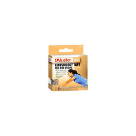 Mueller Kinesiology Tape Pre-cut Strips, 20 Pieces, Beige (Pack of 2)