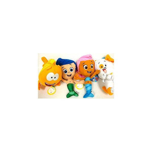 Bubble Guppies Gil, Molly, Seor Grouper y Bubble Puppy 4Plush Doll Sets