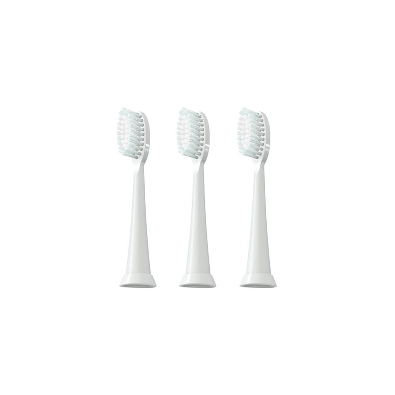 TAO Clean Aura Clean Sonic Electric Toothbrush Replacement Heads, 3 Pack, Super Nova White