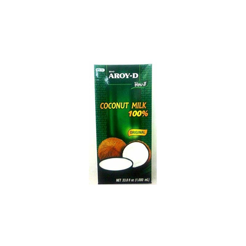 Aroy-D Coconut Milk, 33.8 Fluid Ounce (Pack of 4)