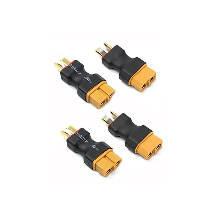 Readytosky XT60 Female to Male Deans T plug Connector Adapter No Wires RC LiPo Battery Connectors(4PCS)