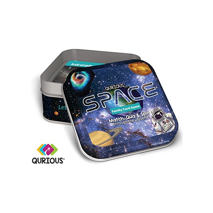 Qurious Space | STEM flash card game | Explore, Match, Quiz & Spin through the universe. Perfect for astronomy fans and future astronauts