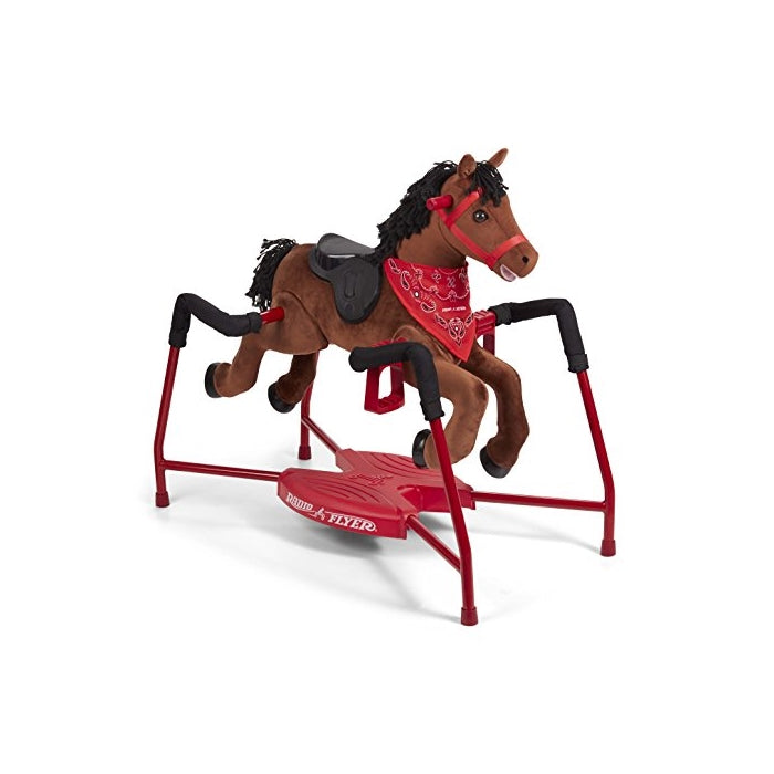 Radio Flyer Chestnut Plush Interactive Riding Horse