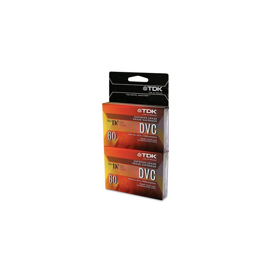 60-Minute Mini DVC Tapes (2 Pack)