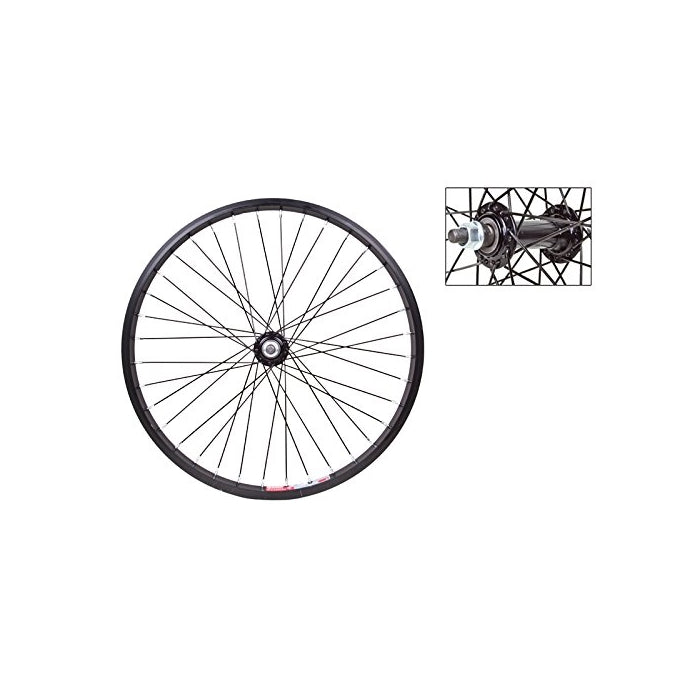Wheel Master Front Bicycle Wheel 20 x 1.75 36H, Alloy, Bolt On, Black