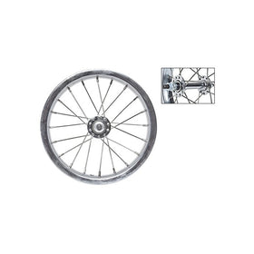 Wheel Master 12-1/2 x 2-1/4 Front Bicycle Wheel, 20H, Steel, Bolt On, Silver