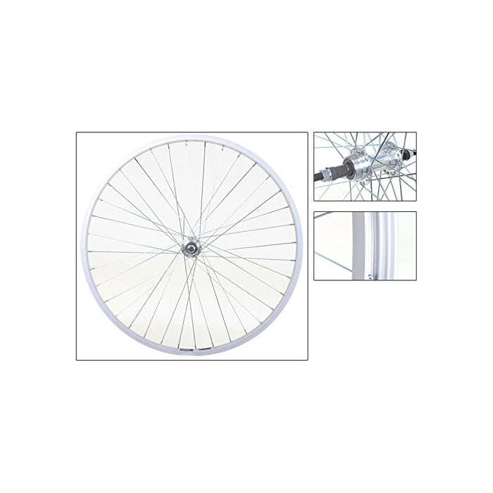 Wheel Master Rear Bicycle Wheel 26 x 1.5 36H, Alloy, 5/6/7 speed Freewheel, Bolt On, Silver
