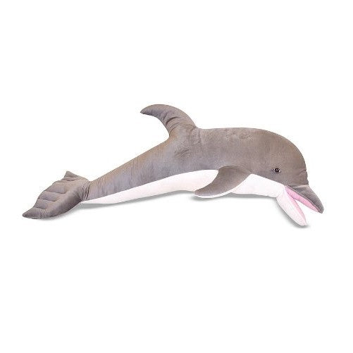 Melissa & Doug Giant Dolphin - Lifelike Stuffed Animal (nearly 4 feet long)