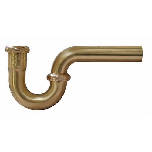 Plumbest P36-125 Tubular P-Trap, Polished Brass