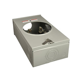 Siemens SUAT317-0G 200-Amp, 4 Jaw, Ringless Cover, Overhead Feed, Meter Socket