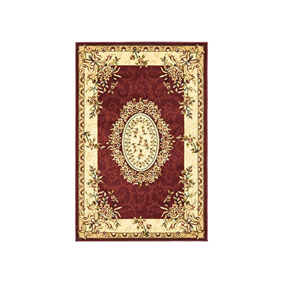 Safavieh Lyndhurst Collection LNH328C Red and Ivory Area Rug, 4 feet by 6 feet (4' x 6')