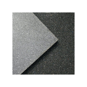 Rubber Cal Shark Tooth Heavy Duty Mat, Black, 3/4-Inch x 3 x 4-Feet