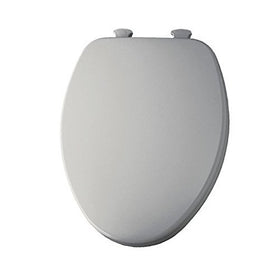 Church Seats585EC 062 EZ Clean Elongated Closed Front Seat with EZ Clean Hinges, Ice Grey