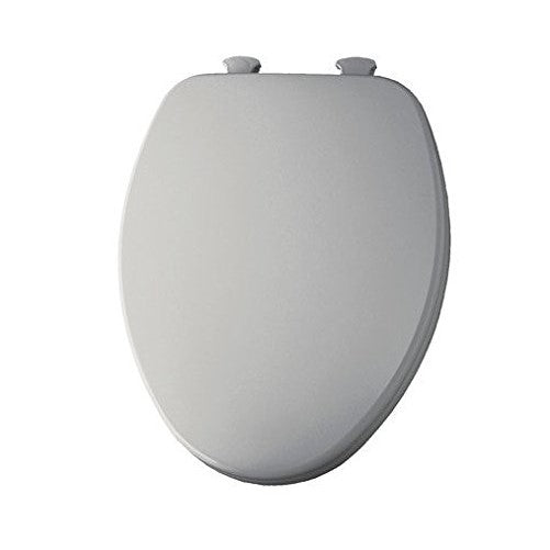 Church Seats585EC 062 EZ Clean Elongated Closed Front Seat with EZ Clean Hinges, Ice Grey