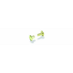 Tandy Leather Screw Post 1/4" (0.6 cm) Solid Brass 10/pk 1290-01