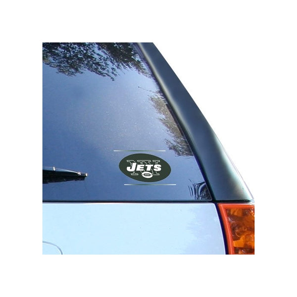 NFL New York Jets 08963021 Static Cling Decal, 3" x 3"